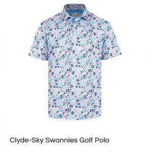 Swannies - Clyde Skye Golf Polo - Youth 14/16 - NWOT